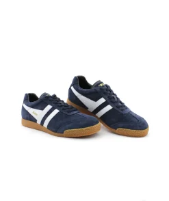 Femme L'Empreinte Chaussures GOLA HARRIER SUEDE NAVY WHITE